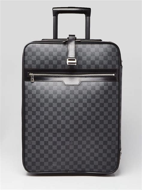 louis vuitton damier graphite canvas pegase 55 carry on luggage